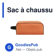 Sac à chaussures personnalisable avec logo - Sac Chaussures Pirlo - Miniature 11