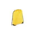 Variante Jaune - Sac à cordon personnalisable premium en polyester avec logo - Premium