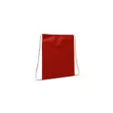 Variante Rouge - Sac à dos cordelettes personnalisable en coton OEKO-TEX® 35x45 cm avec logo - Couleurs