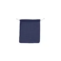 Variante Bleu foncé - Sac de courses personnalisable en coton OEKO-TEX® 25x30 cm avec logo - Couleurs