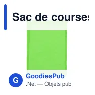 Sac de courses personnalisable en coton OEKO-TEX® 30x40 cm avec logo - Couleurs - Miniature 4