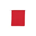 Variante Rouge - Sac de courses personnalisable en coton OEKO-TEX® 40x45 cm avec logo - Grand format