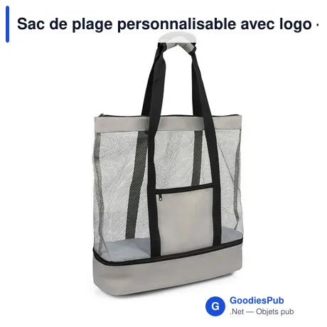 Sac de plage personnalisable avec logo - Maxwell