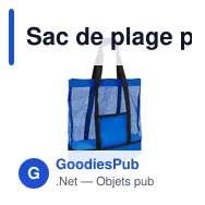 Sac de plage personnalisable avec logo - Maxwell - Miniature 12