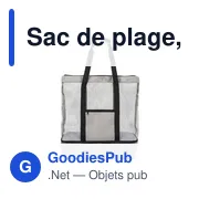Sac de plage personnalisable avec logo - Maxwell - Miniature 3