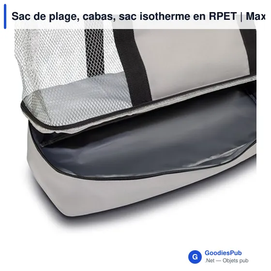 Sac de plage personnalisable avec logo - Maxwell - Image 5