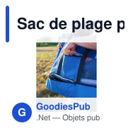Sac de plage personnalisable avec logo - Maxwell - Miniature 9