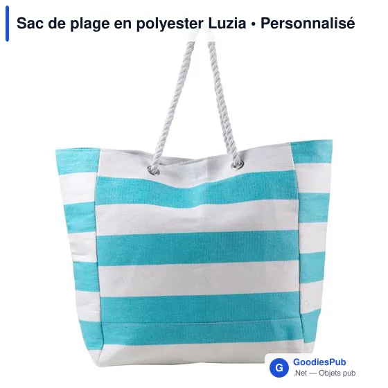 Sac de plage personnalisable Luzia avec logo pour entreprises - Image 3