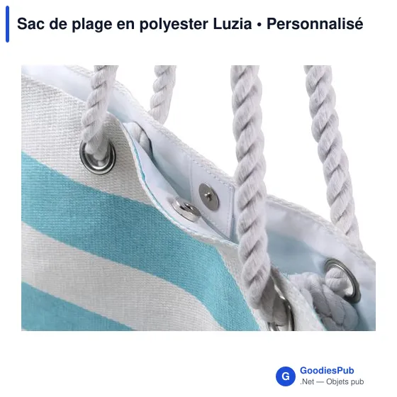 Sac de plage personnalisable Luzia avec logo pour entreprises - Image 4
