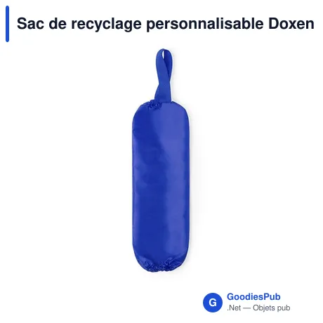 Sac de recyclage personnalisable Doxen avec logo pour entreprises