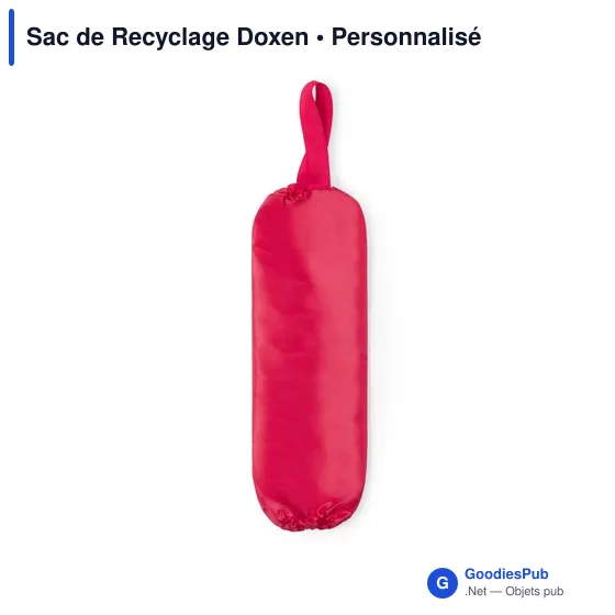 Sac de recyclage personnalisable Doxen avec logo pour entreprises - Image 2