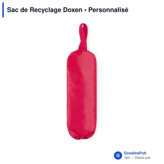 Sac de recyclage personnalisable Doxen avec logo pour entreprises - Image 5