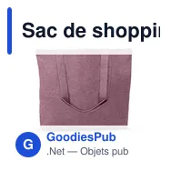 Sac de shopping personnalisable B'RIGHT avec logo | Miravo - Miniature 1