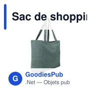 Sac de shopping personnalisable B'RIGHT avec logo | Miravo - Miniature 11