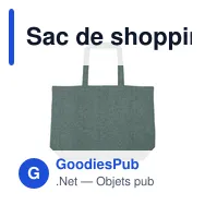 Sac de shopping personnalisable B'RIGHT avec logo | Miravo - Miniature 12