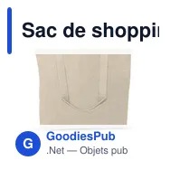 Sac de shopping personnalisable B'RIGHT avec logo | Miravo - Miniature 4