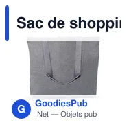 Sac de shopping personnalisable B'RIGHT avec logo | Miravo - Miniature 7