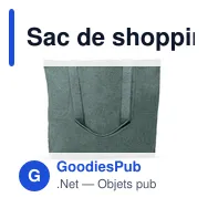 Sac de shopping personnalisable B'RIGHT avec logo | Miravo - Miniature 10