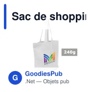 Sac de shopping personnalisable en coton avec logo - Ornell - Miniature 11