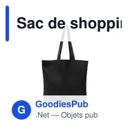 Sac de shopping personnalisable en coton avec logo - Ornell - Miniature 9