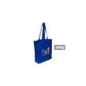 Variante bleu marine - Sac de shopping personnalisable en coton avec logo - Ornell