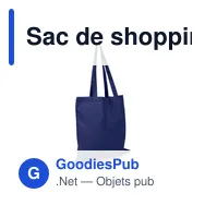 Sac de shopping personnalisable en coton avec logo - Rabia - Miniature 3