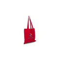 Variante rouge - Sac de shopping personnalisable en coton avec logo - Rabia