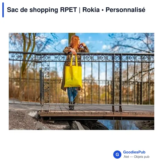 Sac de shopping RPET | Rokia - Image 9