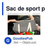 Sac de sport personnalisable en coton recyclé avec logo | B'RIGHT Asha - Miniature 9