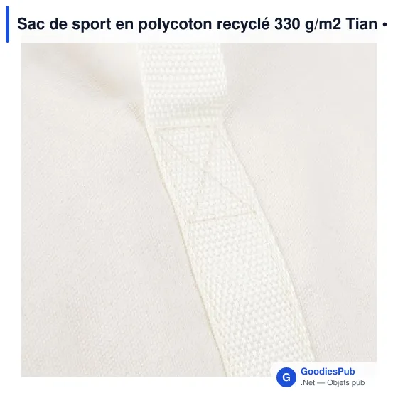Sac de sport en polycoton recyclé 330 g/m2 Tian - Image 18