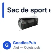 Sac de sport personnalisable Mabel avec logo - Polyester 500D - Miniature 4