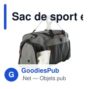 Sac de sport personnalisable Mabel avec logo - Polyester 500D - Miniature 5