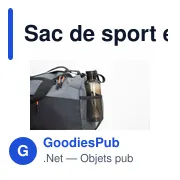 Sac de sport personnalisable Mabel avec logo - Polyester 500D - Miniature 7