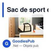 Sac de sport en polyester Amir - Miniature 4