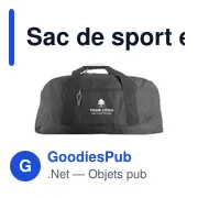 Sac de sport en polyester Amir - Miniature 5