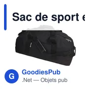 Sac de sport en polyester Amir - Miniature 8