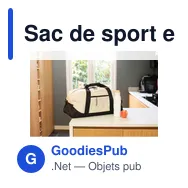 Sac de sport en polyester Amir - Miniature 9