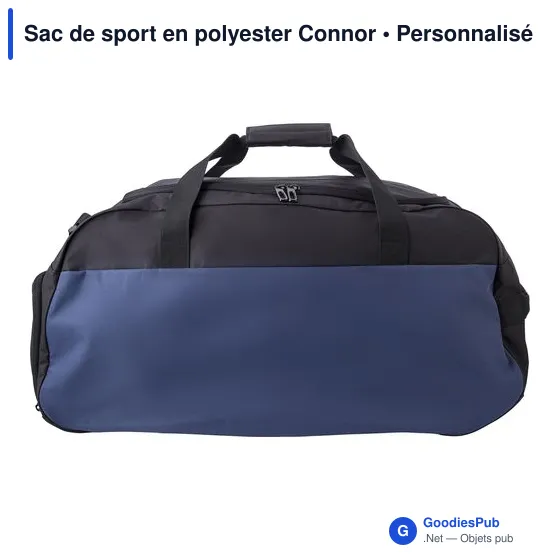 Sac de sport personnalisable en polyester avec logo - Connor - Image 2