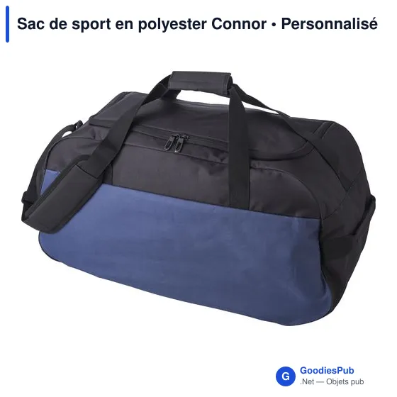 Sac de sport personnalisable en polyester avec logo - Connor - Image 4
