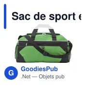 Sac de sport en polyester Daphne - Miniature 1