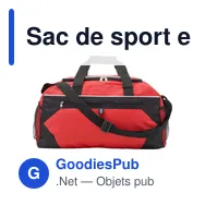 Sac de sport en polyester Daphne - Miniature 11