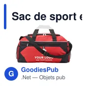 Sac de sport en polyester Daphne - Miniature 4