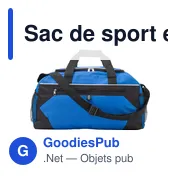 Sac de sport en polyester Daphne - Miniature 5