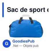 Sac de sport en polyester Daphne - Miniature 6