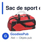 Sac de sport en polyester Daphne - Miniature 8
