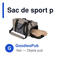 Sac de sport personnalisable Ines avec logo - Idéal pour vos événements - Miniature 4