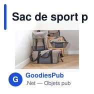 Sac de sport personnalisable Ines avec logo - Idéal pour vos événements - Miniature 5