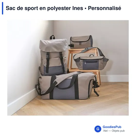Sac de sport personnalisable Ines avec logo - Idéal pour vos événements - Image 5