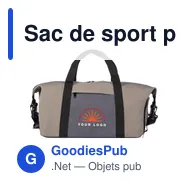 Sac de sport personnalisable Ines avec logo - Idéal pour vos événements - Miniature 6