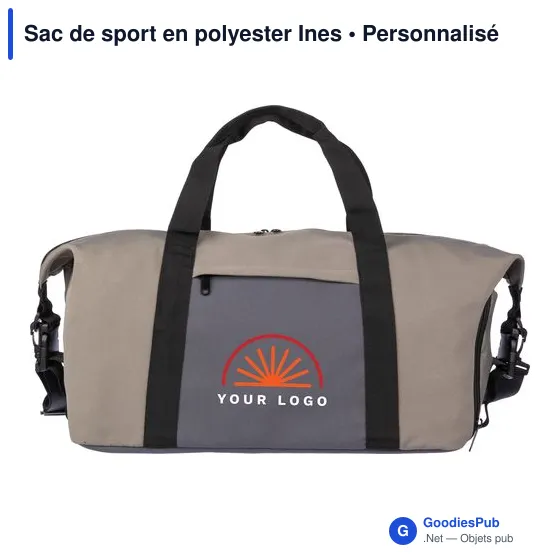 Sac de sport personnalisable Ines avec logo - Idéal pour vos événements - Image 6